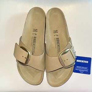 Birkenstock | Madrid Big Buckle Slide Sandals GOLD buckle